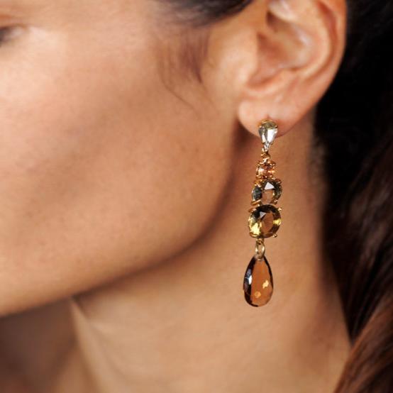 ALTEA amber earrings