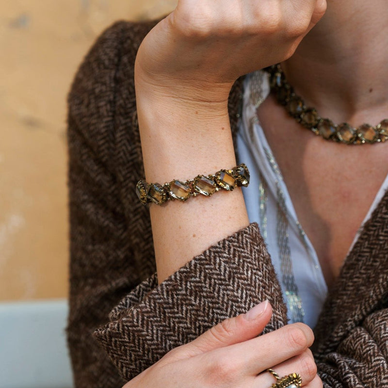 ANISE dove grey bracelet