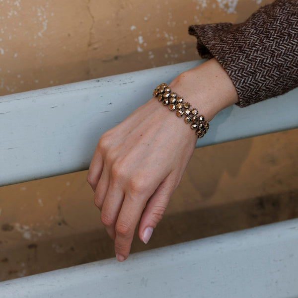 MACRAME' bracciale bronzo