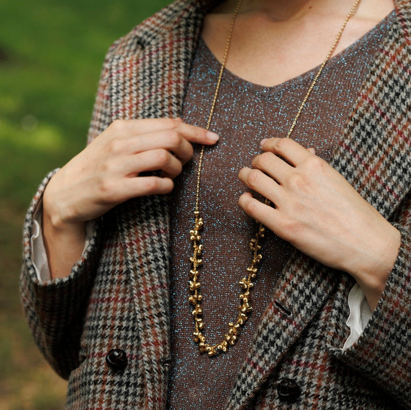 SNOW gold necklace