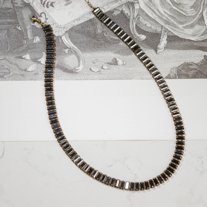 ARETHA anthracite necklace