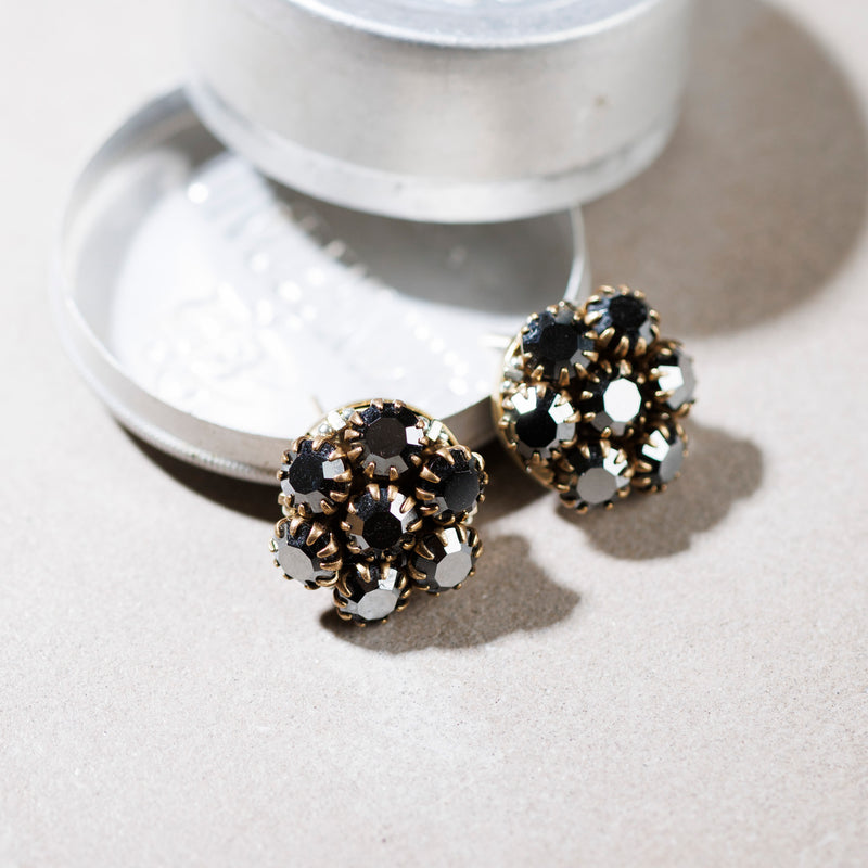 LACE anthracite earrings