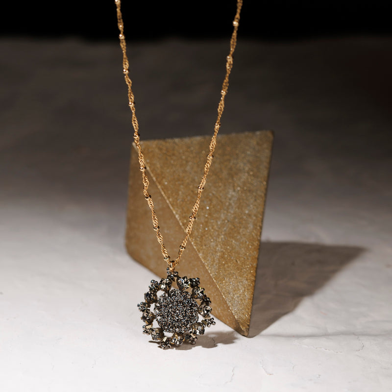 POETRY black gold necklace