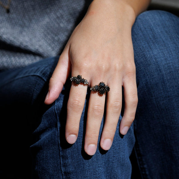 TULLE anthracite ring